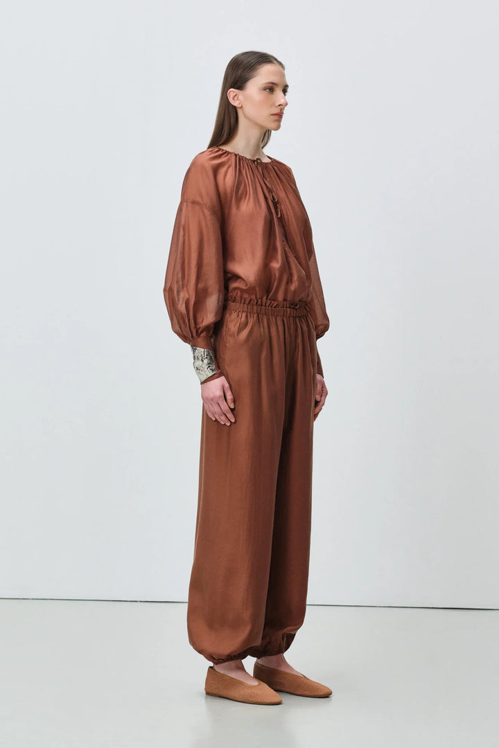 Devotion Twins SILKSTONE Pants Lyocell Brown 026.403G