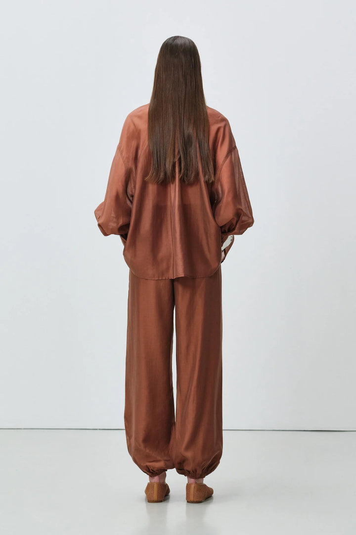 Devotion Twins SILKSTONE Pants Lyocell Brown 026.403G