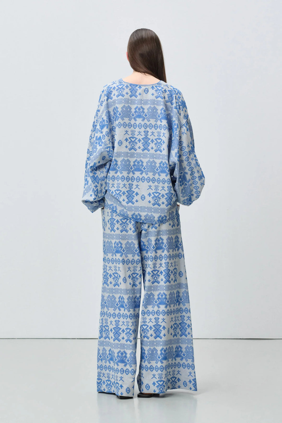 Devotion Twins LUMEN Pants Jacquard Blue 026.409G