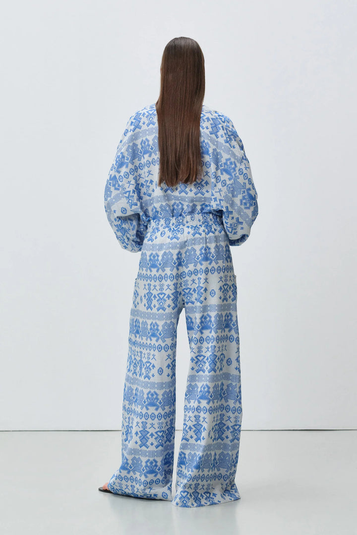 Devotion Twins LUMEN Pants Jacquard Blue 026.409G