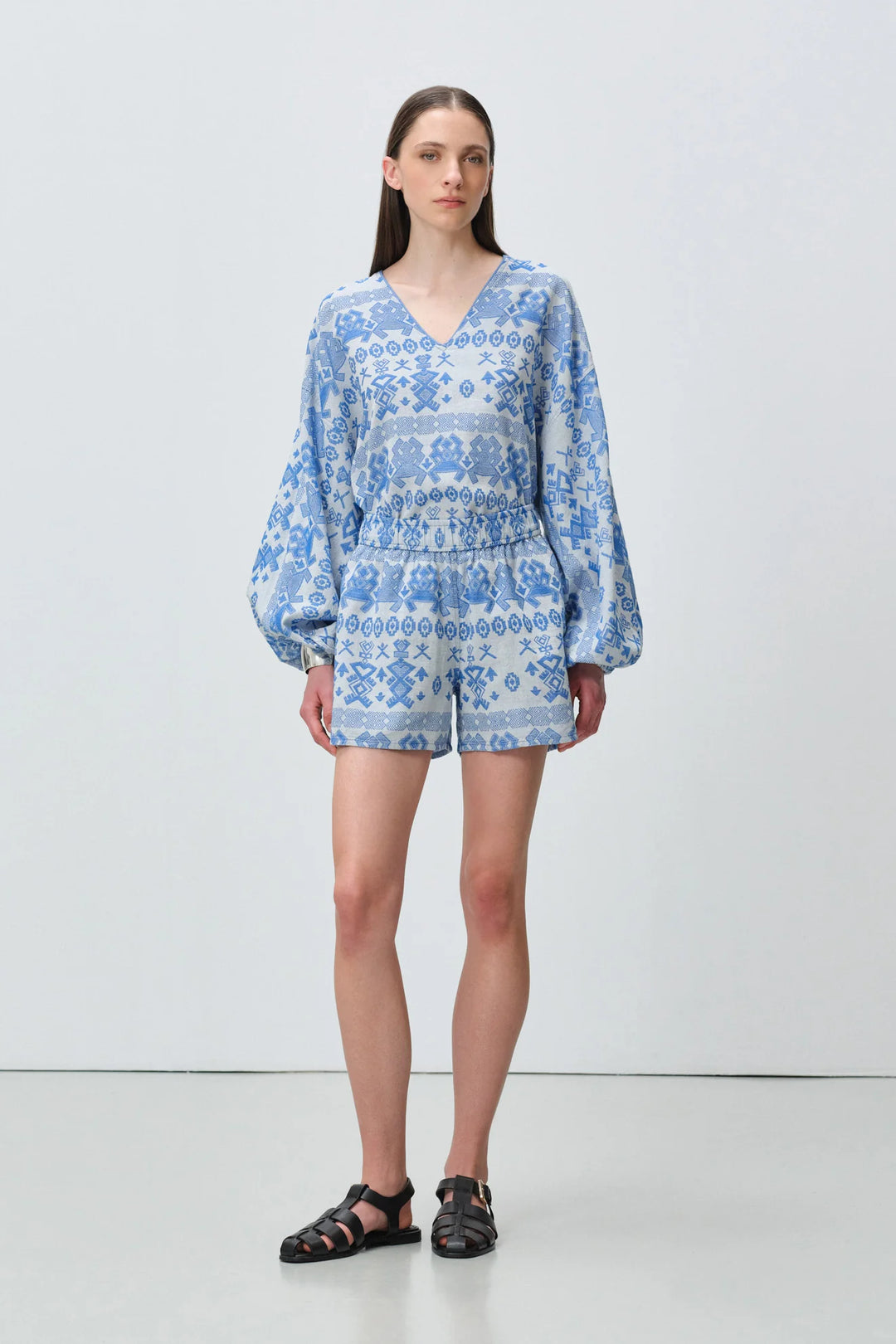 Devotion Twins DAYLIGHT Shorts Jacquard Blue 026.410G