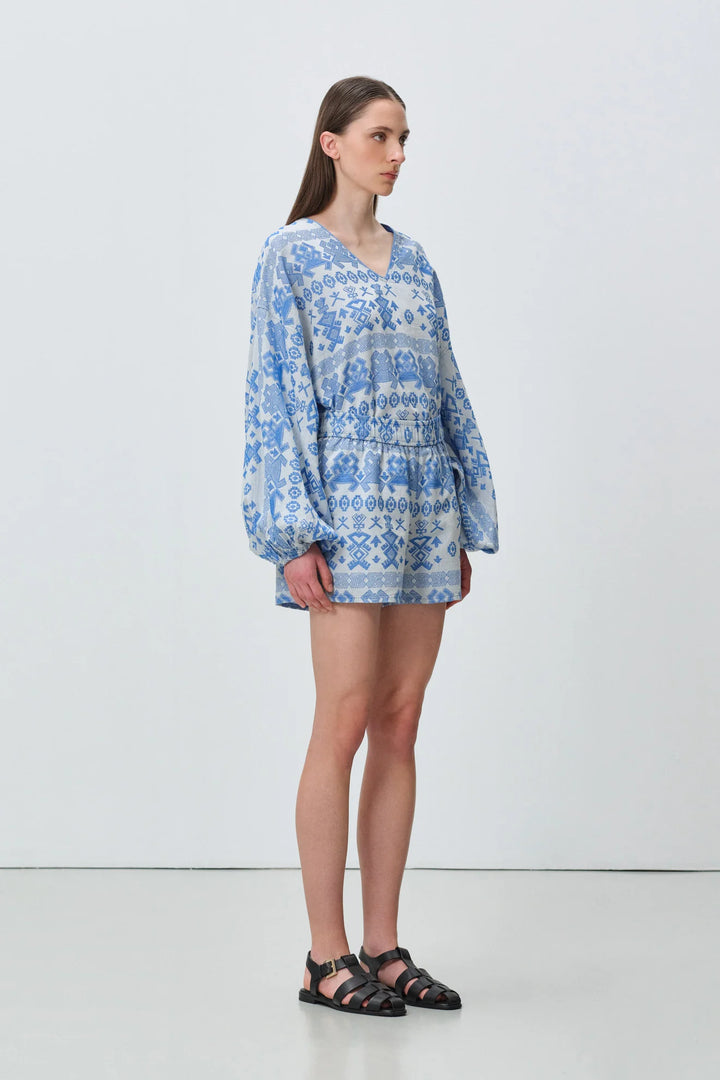 Devotion Twins DAYLIGHT Shorts Jacquard Blue 026.410G