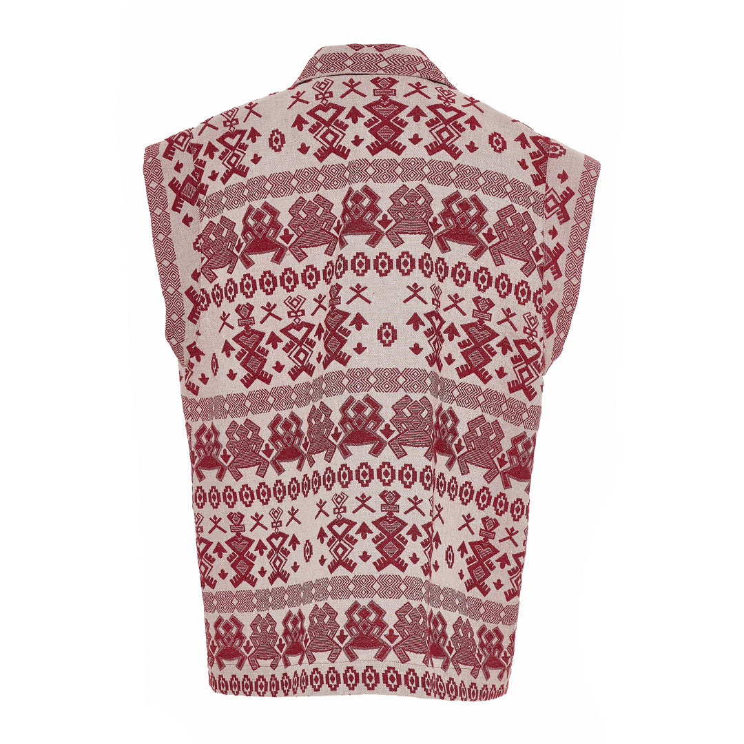 Devotion Twins FERM Sleeveless Jacquard Jacket 026.024G