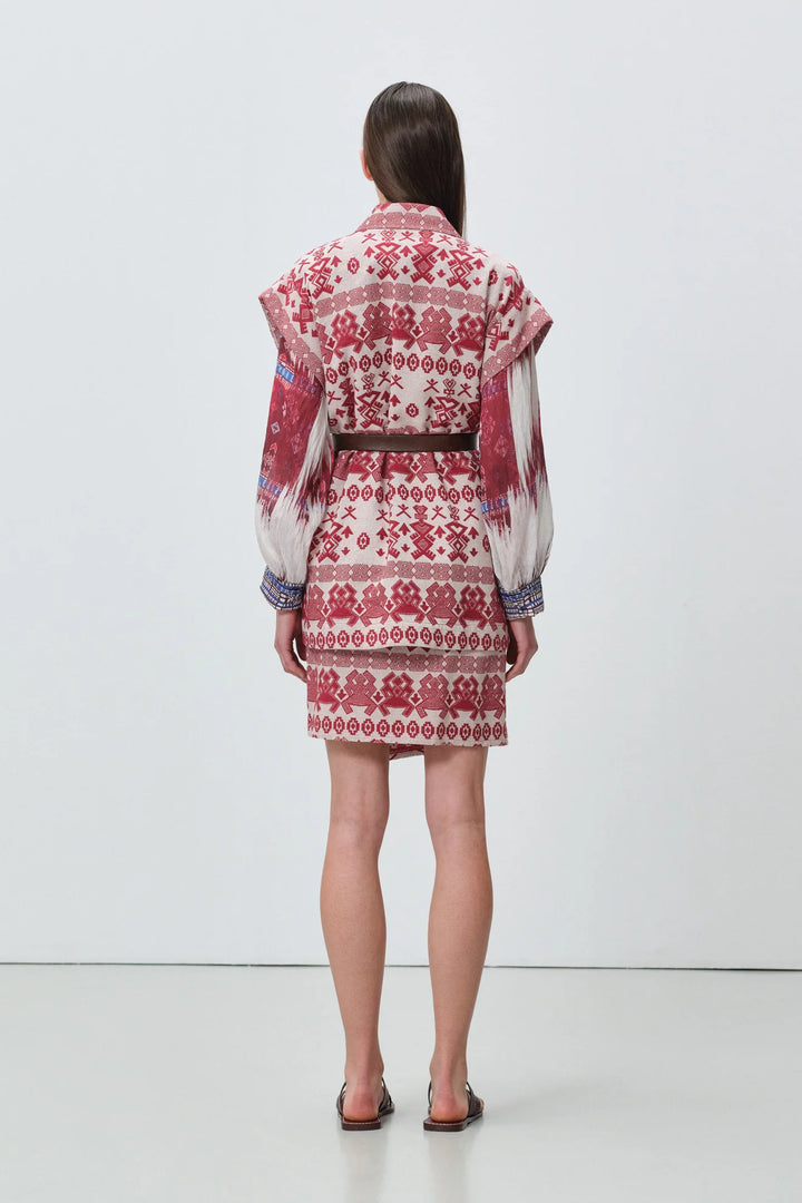 Devotion Twins FERM Sleeveless Jacquard Jacket 026.024G
