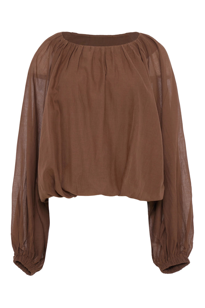 Devotion Twins WILLOW Blouse Voile Brown 026.026G
