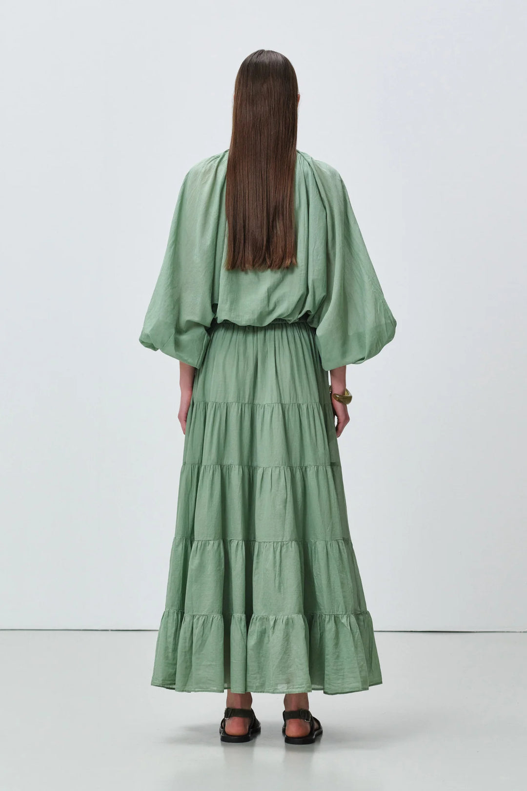 Devotion Twins WILLOW Blouse Voile Green 026.026G