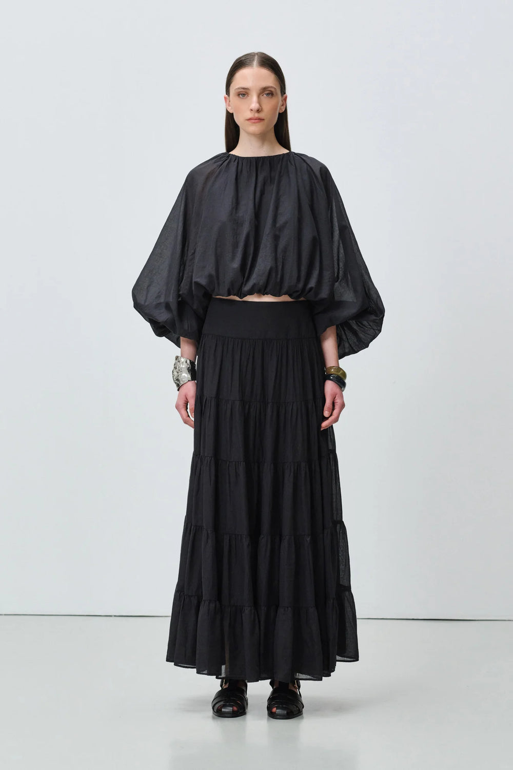 Devotion Twins WILLOW Blouse Voile Black 026.026G
