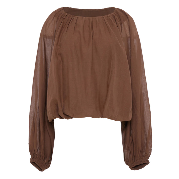Devotion Twins WILLOW Blouse Voile Brown 026.026G