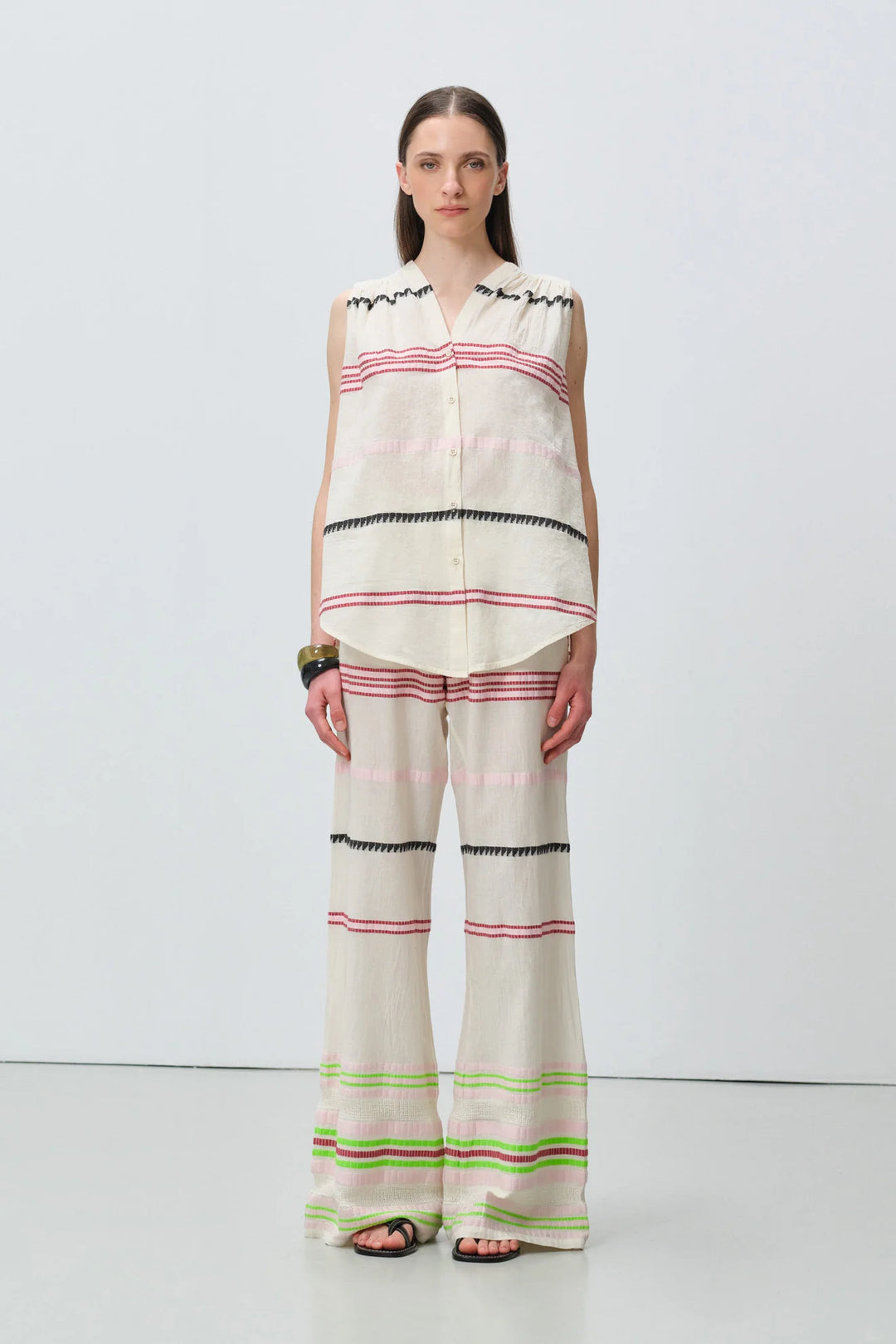Devotion Twins NORESSA Shirt Jacquard Off White 026.064G