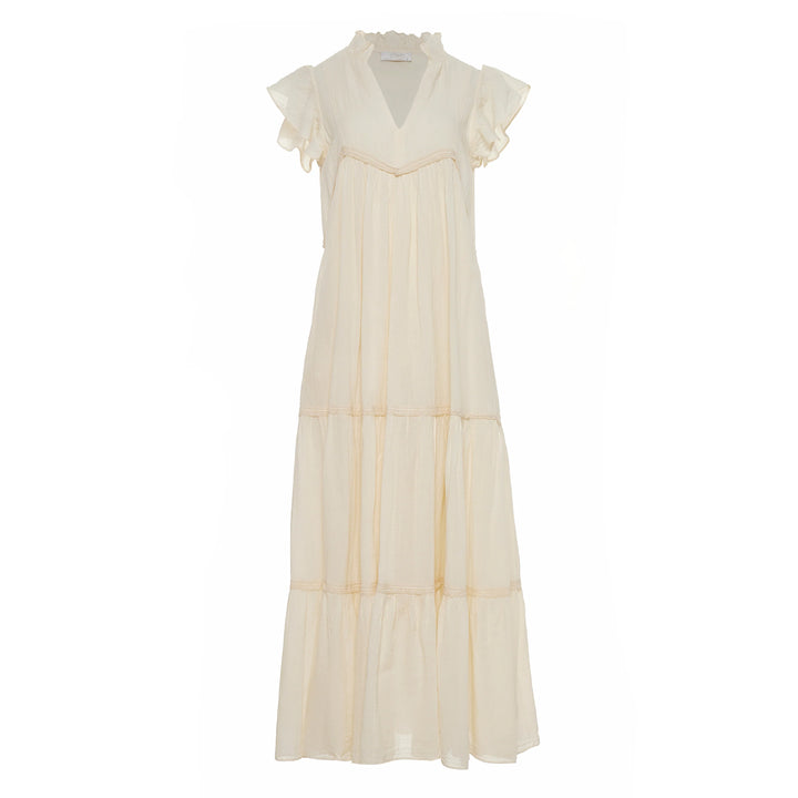 Devotion Twins REVERIE Dress With Lace Gaze Off White 026.308G