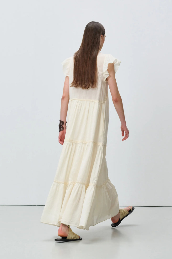 Devotion Twins REVERIE Dress With Lace Gaze Off White 026.308G