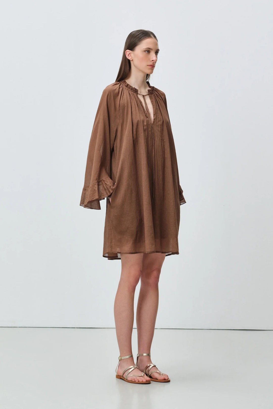 Devotion Twins NIVEA Dress Voile Brown 026.347G