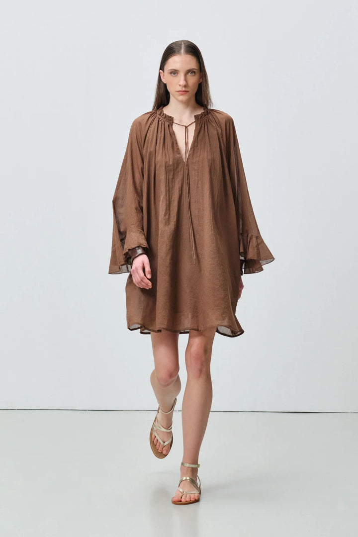 Devotion Twins NIVEA Dress Voile Brown 026.347G