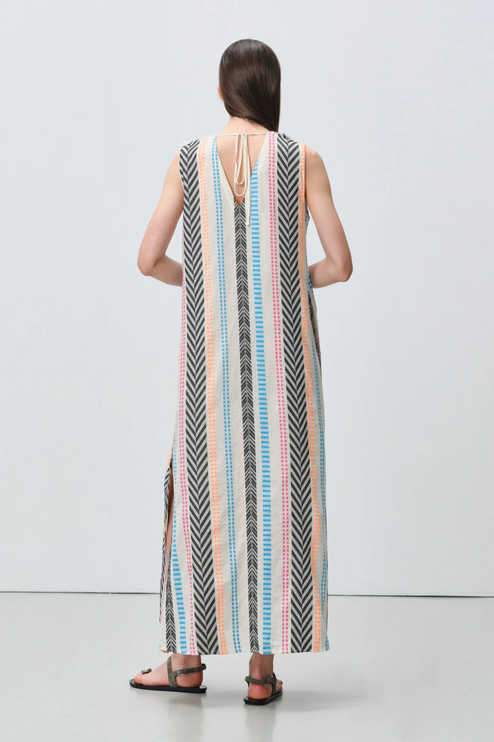 Devotion Twins  FLORENZA Dress Ruffle Jacquard Multicolor 026.380G