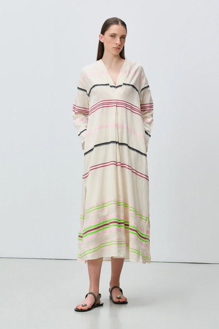 Devotion Twins AVALISSE Dress With Inner Lining Off White 026.382G