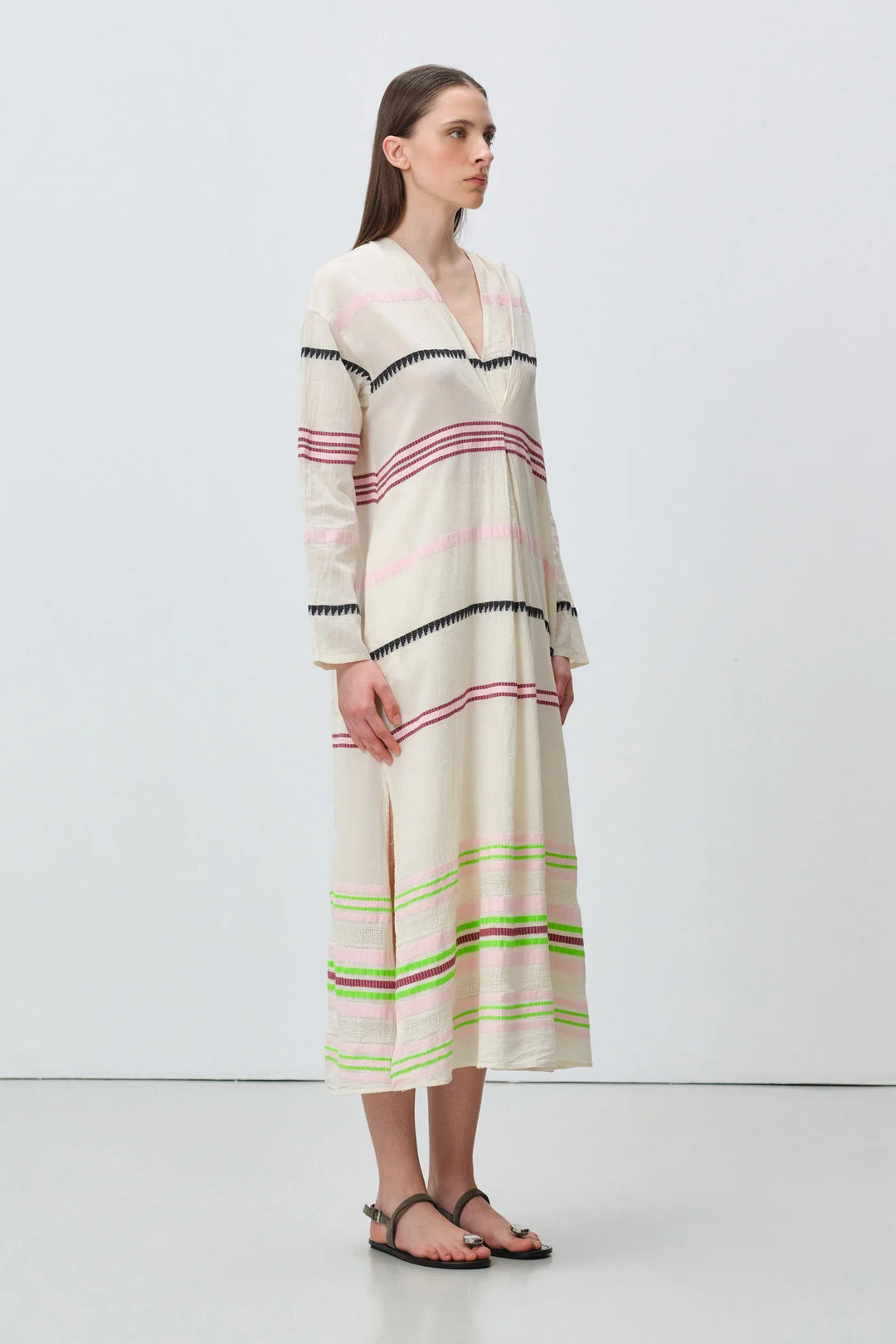 Devotion Twins AVALISSE Dress With Inner Lining Off White 026.382G