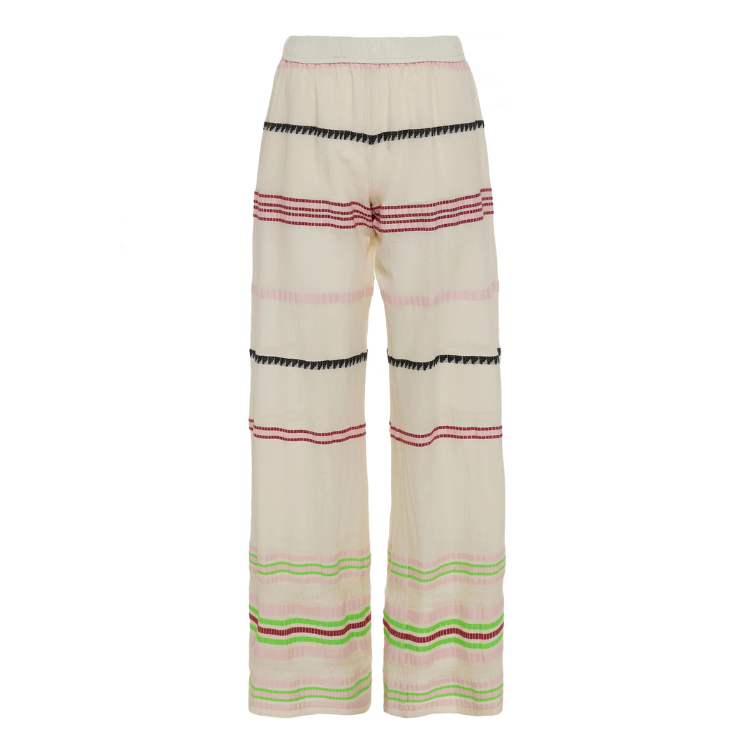 Devotion Twins VELOURA Pants Jacquard Off White 026.423G