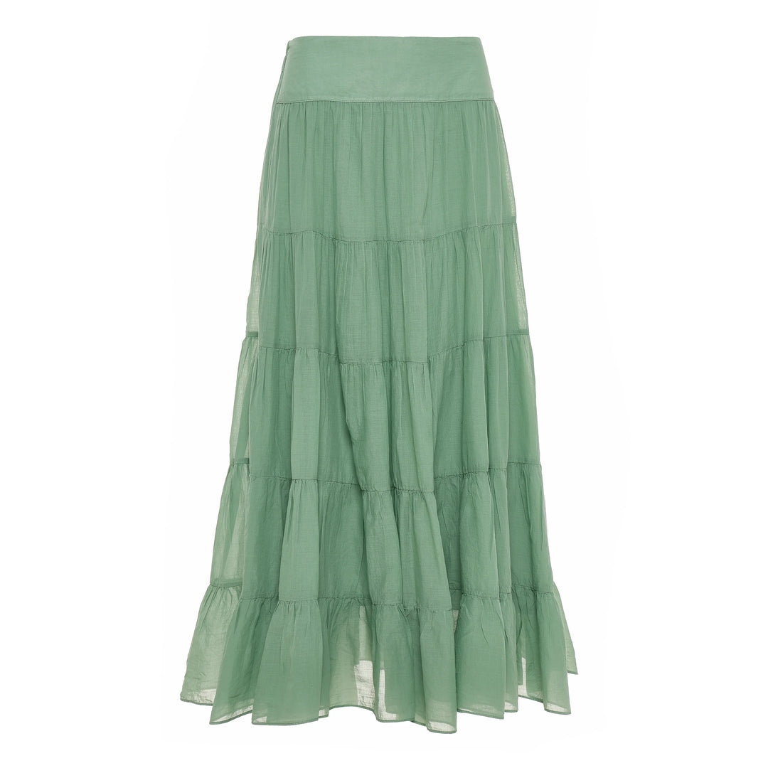Devotion Twins SAGE Skirt Voile Green 026.509G