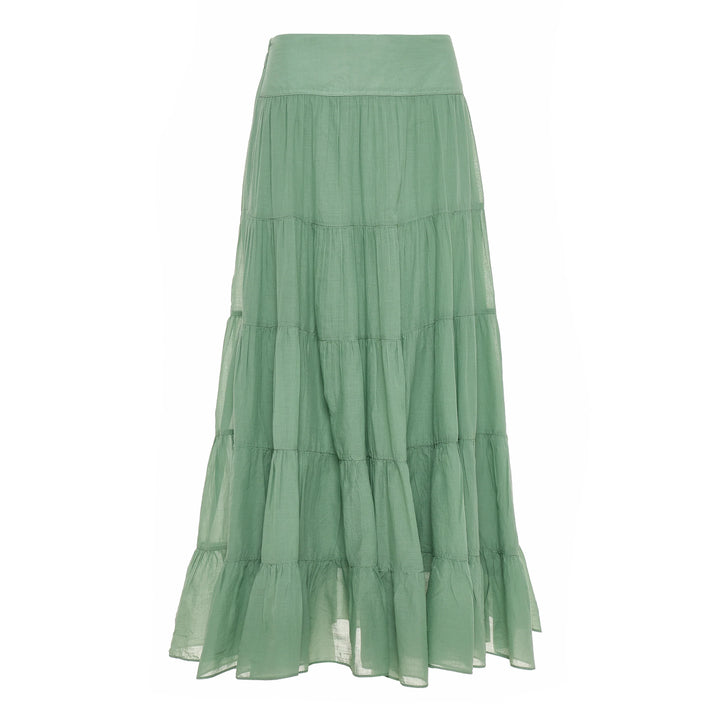 Devotion Twins SAGE Skirt Voile Green 026.509G