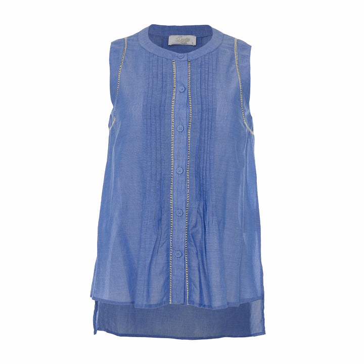 Devotion Twins MUSE Shirt with Lace Light Blue 026.003G