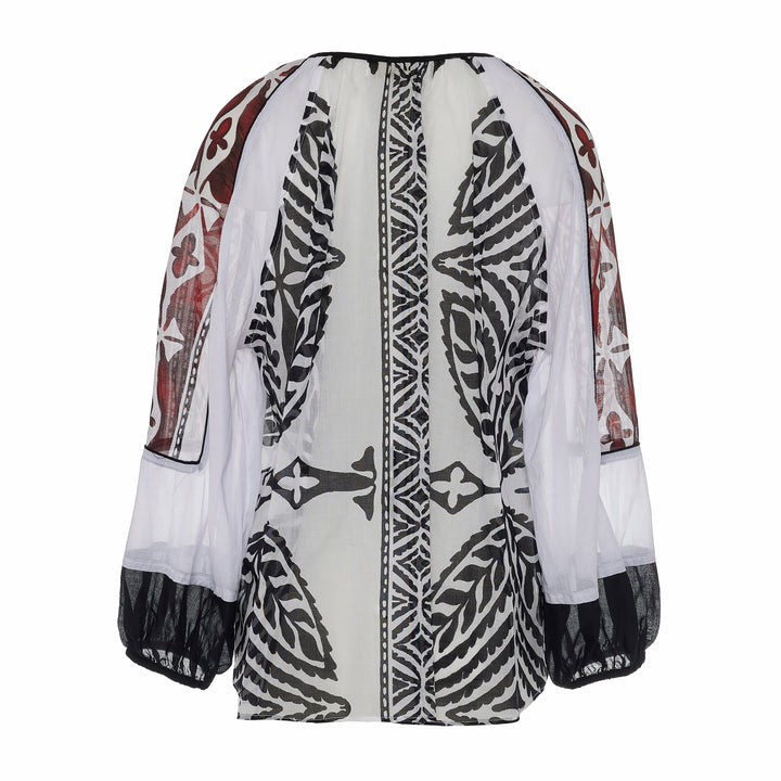 Devotion Twins SEAWIND katoenen bohemian blouse 026.011G