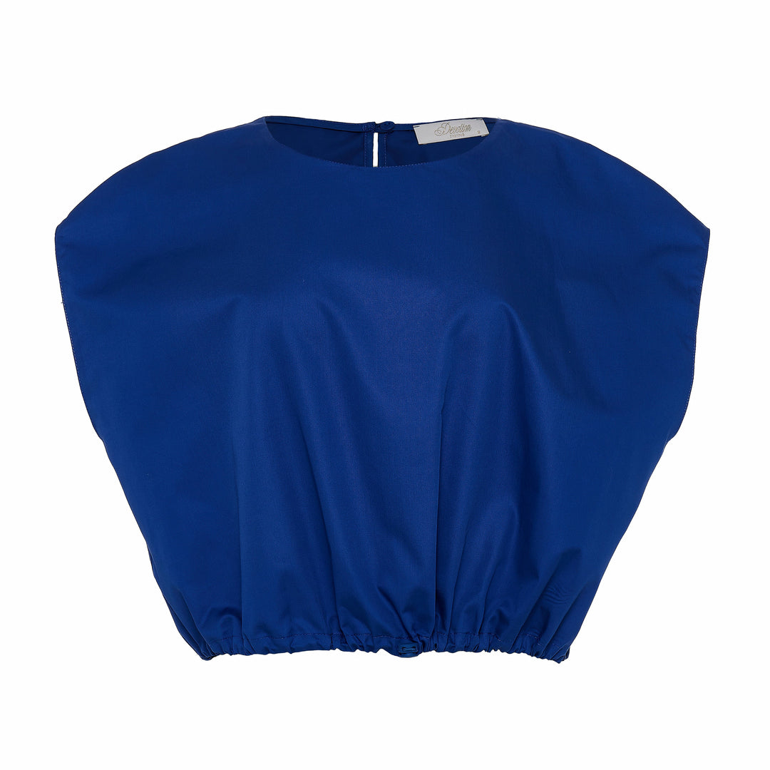 Devotion Twins ELAN blue katoen popline blouse 026.014G