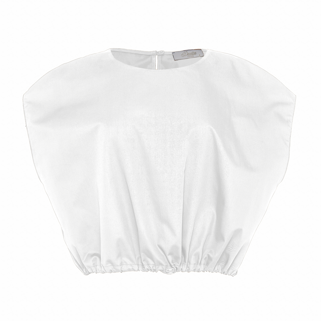 Devotion Twins ELAN white katoen poplin blouse 026.014G
