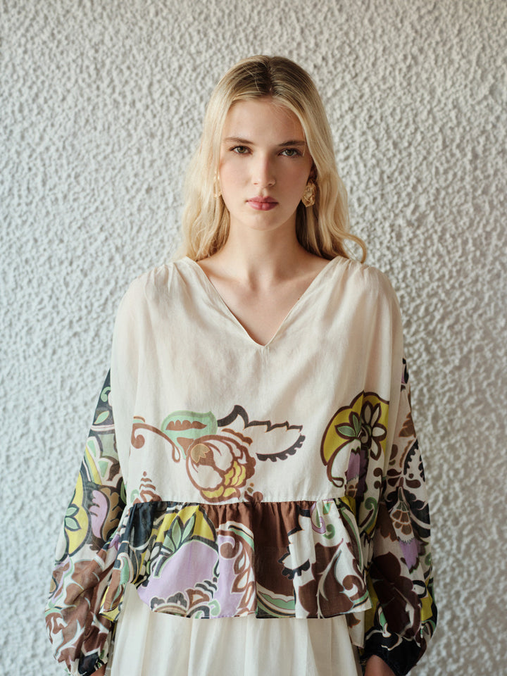 Devotion Twins HARBOR Blouse Print 026.021G