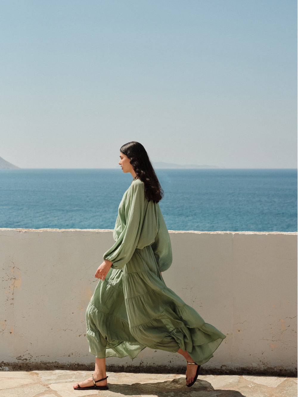 Devotion Twins WILLOW Blouse Voile Green 026.026G