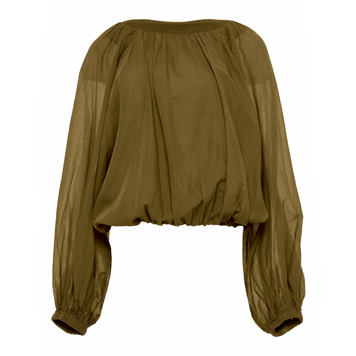 Devotion Twins WILLOW Blouse Voile Khaki 026.026G