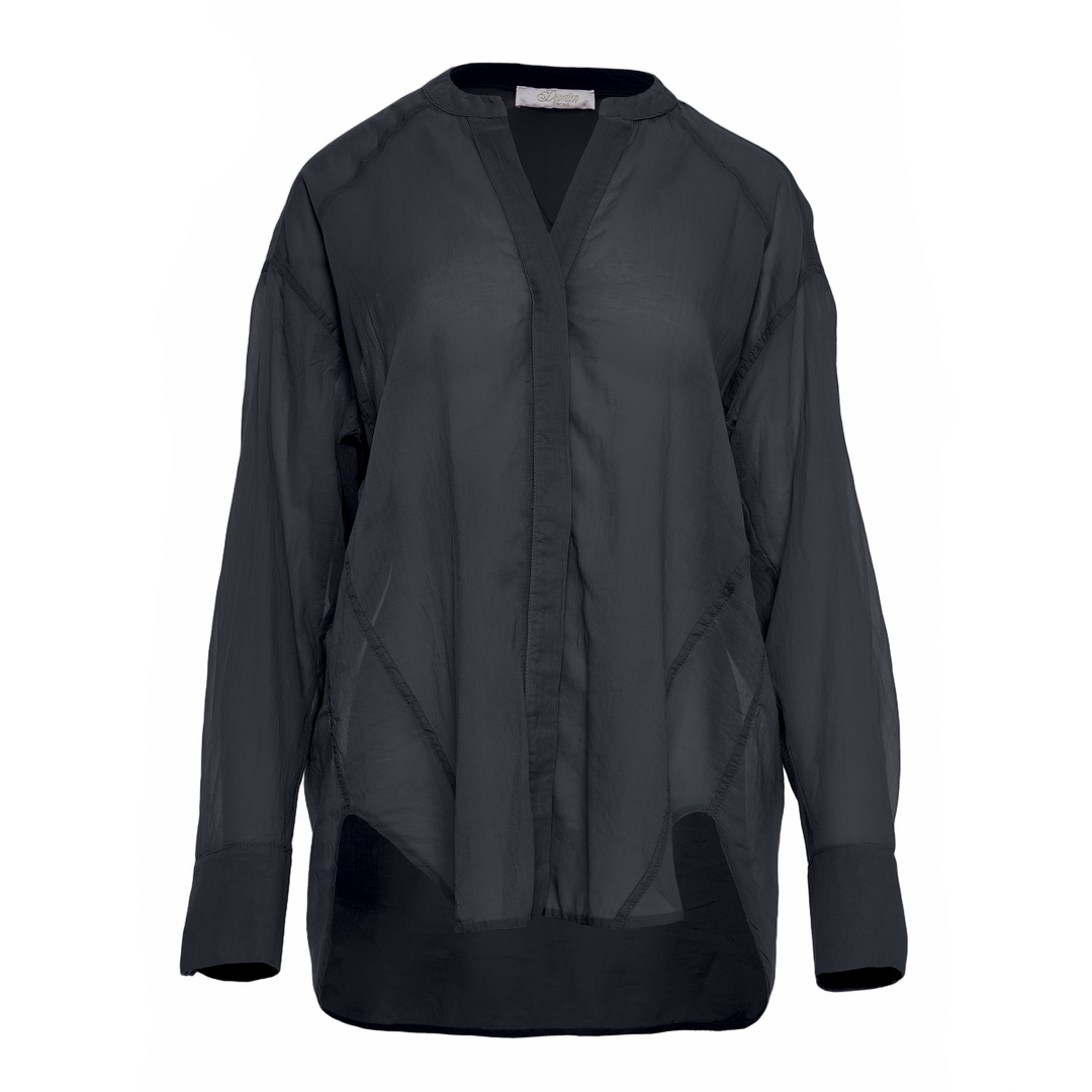 Devotion Twins PALM Shirt Voile Black 026.028G