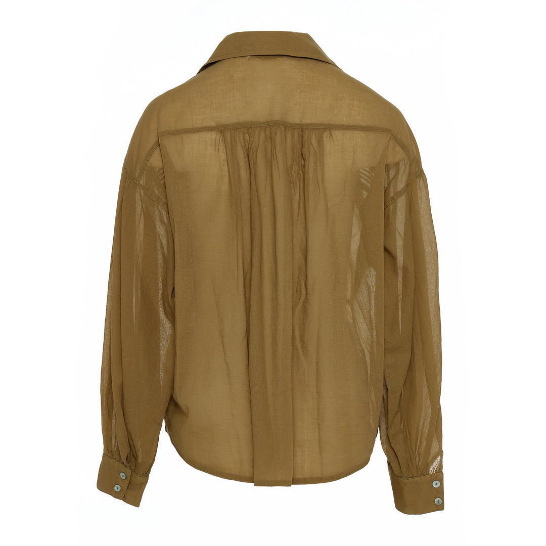 Devotion Twins WHISPER Blouse Voile Khaki 026.029G