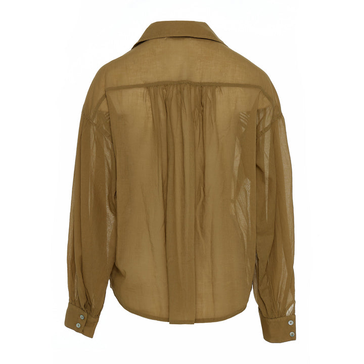 Devotion Twins WHISPER Blouse Voile Khaki 026.029G
