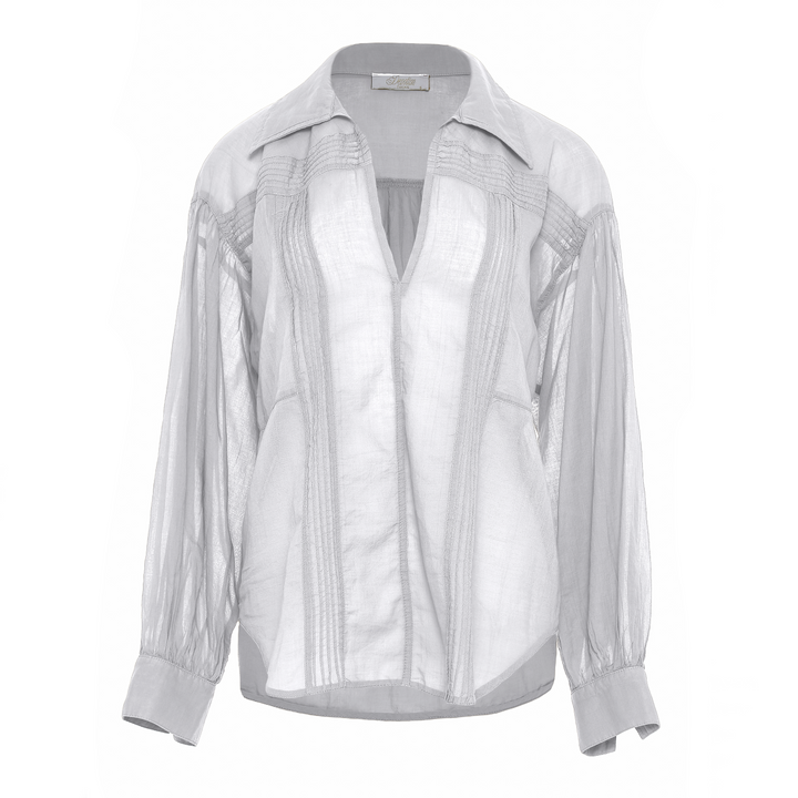 Devotion Twins WHISPER Blouse Voile White 026.029G