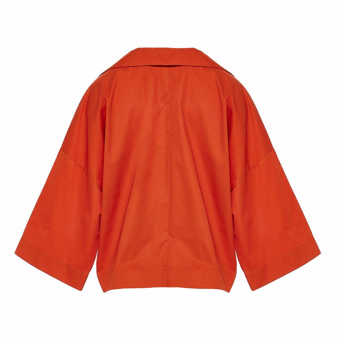 Devotion Twins FABLE Blouse Poplin Dark Orange 026.033G