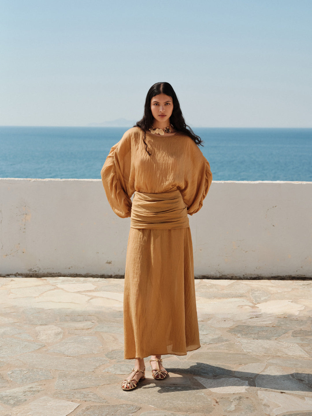 Devotion Twins SOLARA Blouse Petit Dark Gold 026.036G