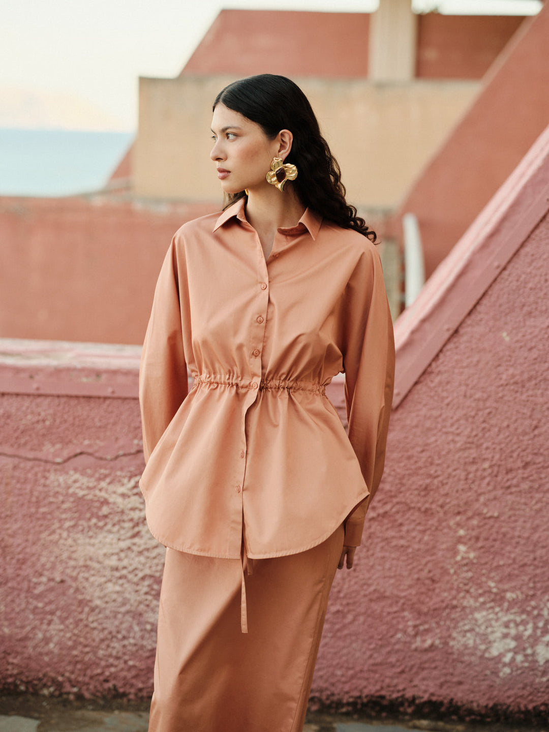 Devotion Twins REAL Shirt Popline Beige 026.040G