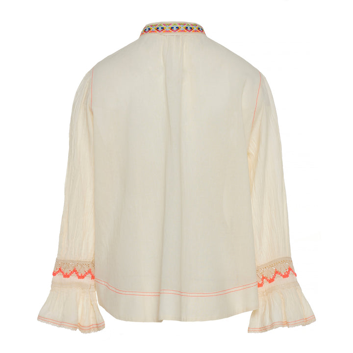Devotion Twins MELORA Blouse Lace Gaze Off White 026.052G