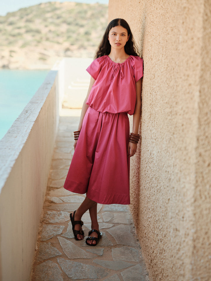 Devotion Twins THALASSA Blouse Popline Rosewine 026.053G