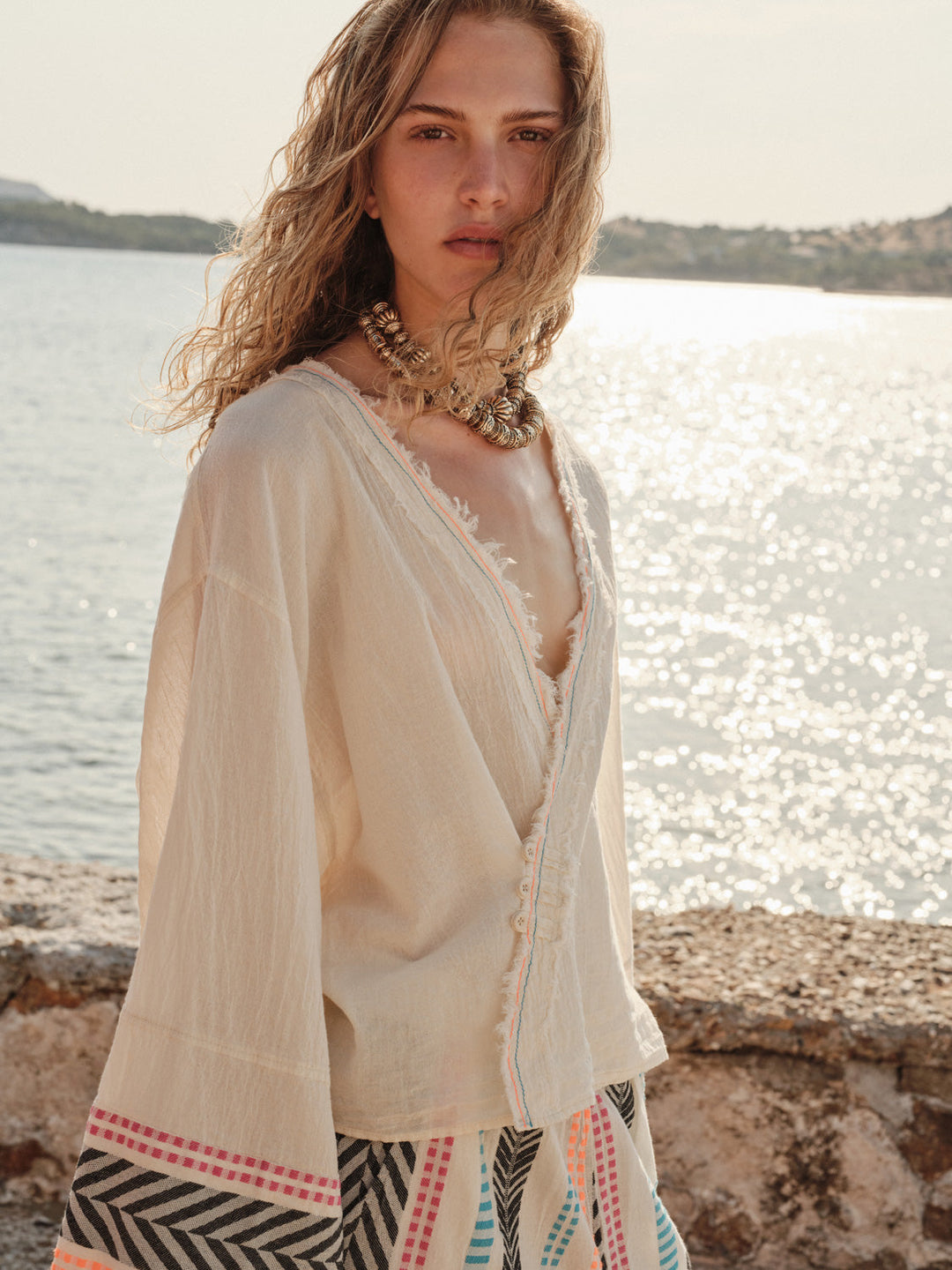 Devotion Twins BRISAYA Kimono Jacquard Offwhite 026.059G