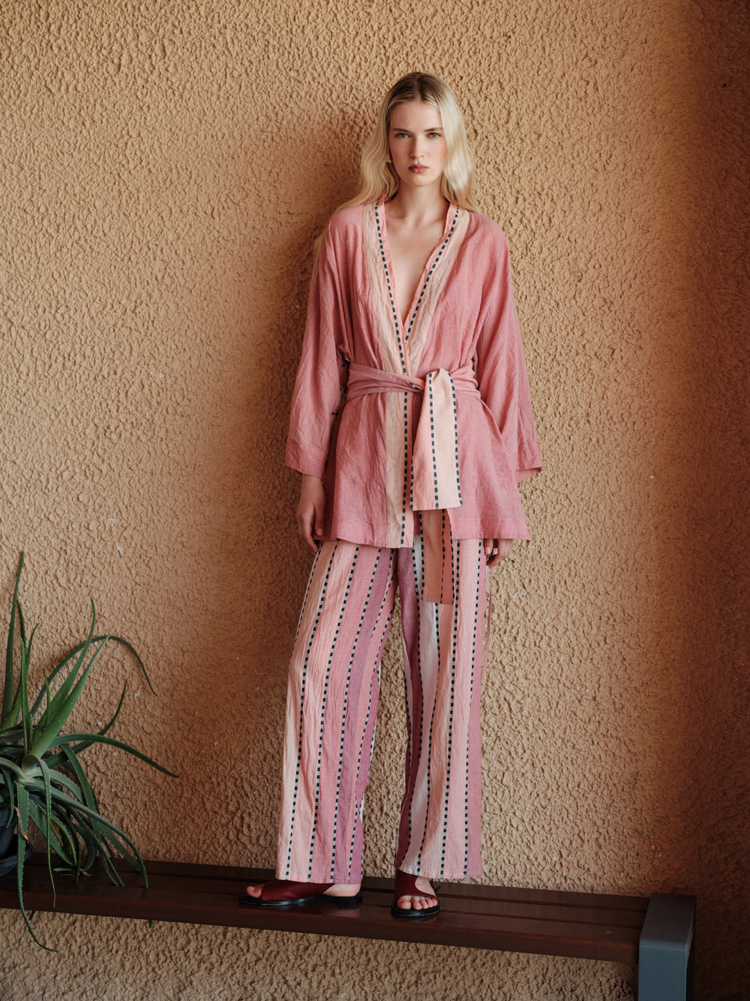 Devotion Twins ARDELLE Kimono with Belt Multicolour 026.062G