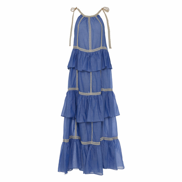 Devotion Twins MIRAGE Dress With Lace Voile Light Blue 026.301G