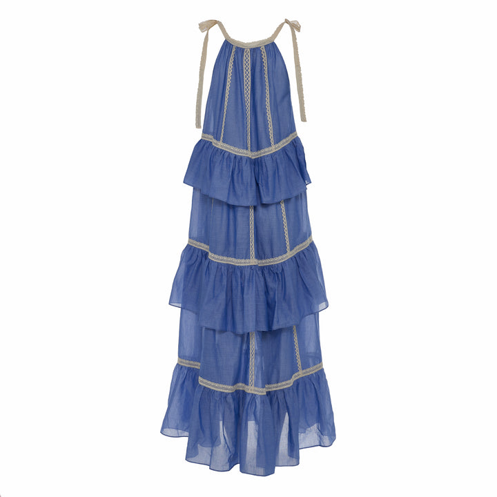 Devotion Twins MIRAGE Dress With Lace Voile Light Blue 026.301G