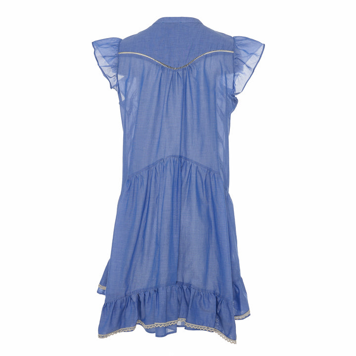 Devotion Twins LULL Dress With Lace Voile Light Blue 026.302G