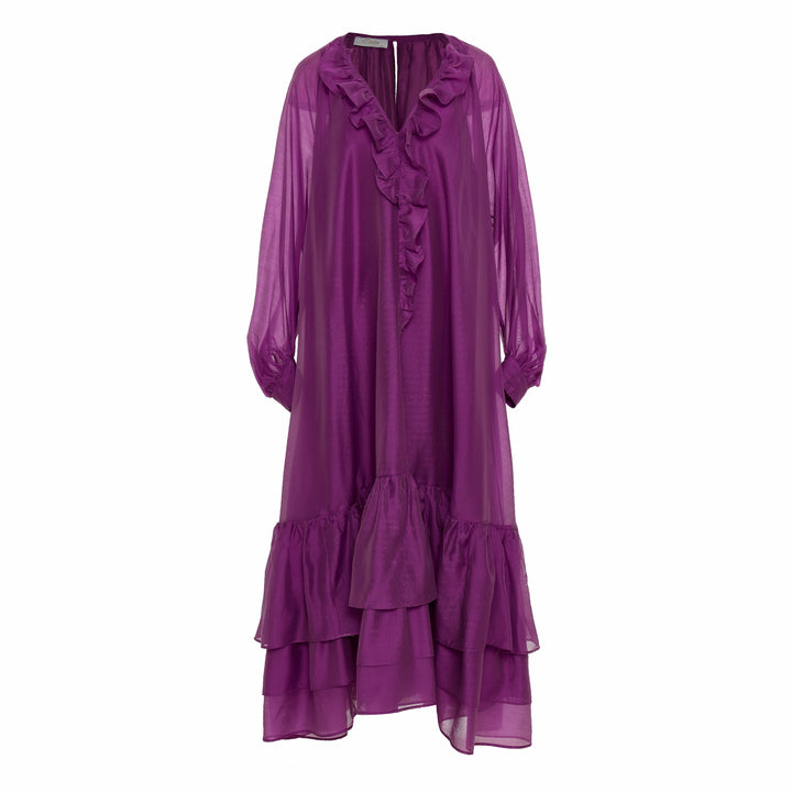 Devotion Twins OPAL Dress Ruffle With Inner Lining Lyocell Violet 026.304G
