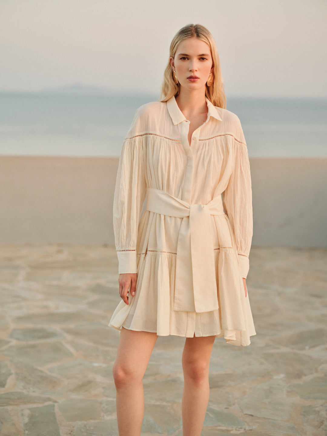 Devotion Twins SAIL Dress Lace Off White 026.315G
