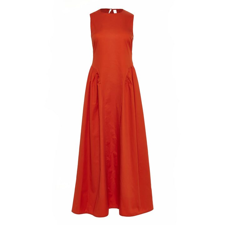 Devotion Twins DAWN Dress Poplin Dark Orange 026.316G