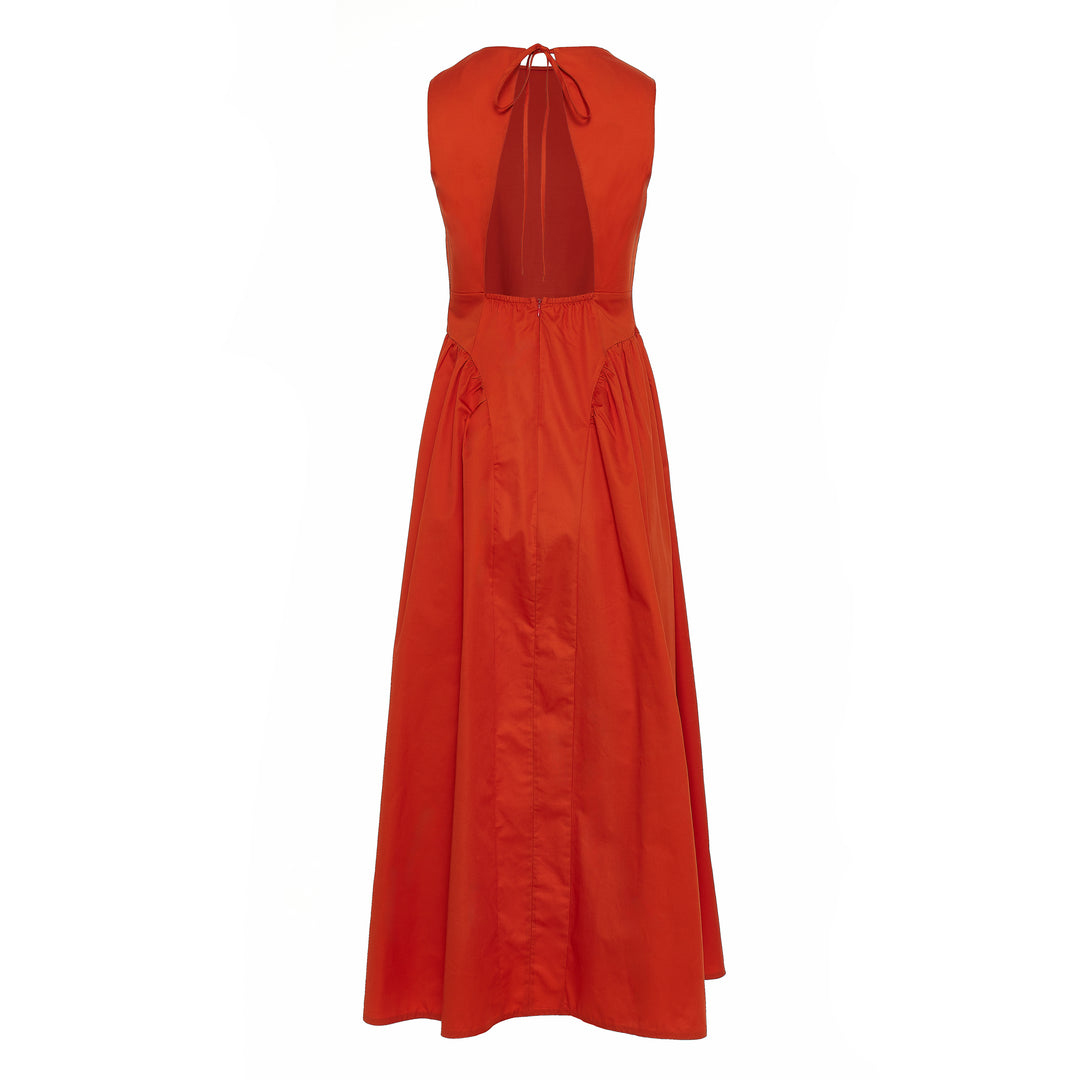 Devotion Twins DAWN Dress Poplin Dark Orange 026.316G