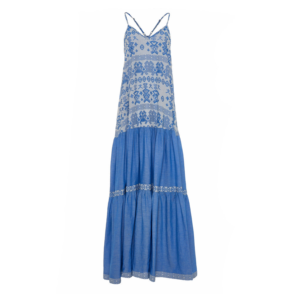 Devotion Twins SUNLACE Dress Jacquard Blue 026.320G