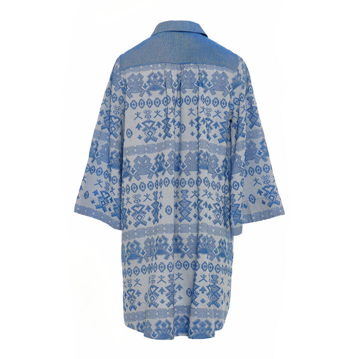 Devotion Twins LIGHTWAVE Dress Jacquard Blue 026.322G